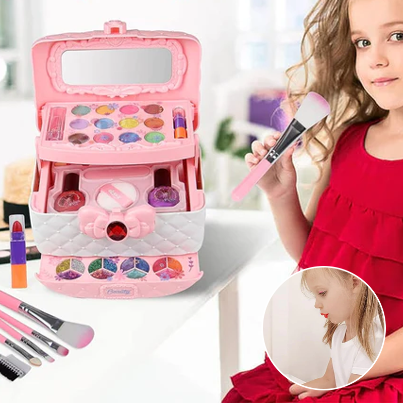 Prinzessinnen Beauty Koffer – Magisches Make-up Spielset für kleine Stil-Ikonen