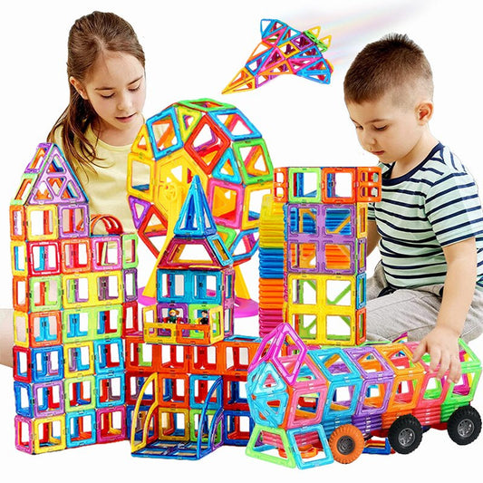 Magnetische Bausteine für Kinder - Kreatives Bau-Set