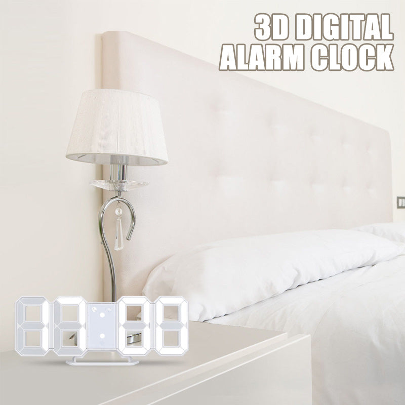 Smart 3D Digitale Uhr – Modernes Design für deinen Nachttisch