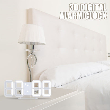 Smart 3D Digitale Uhr – Modernes Design für deinen Nachttisch