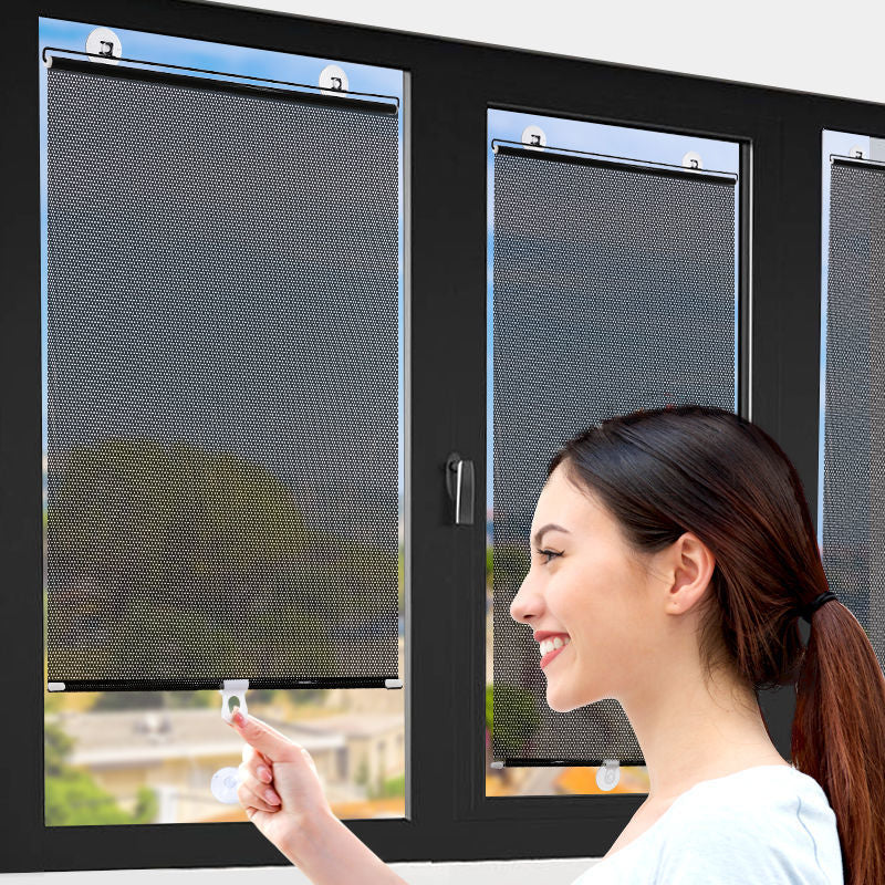 Selbstklebender Fenster-Sonnenschutz - Einfach und effektiv