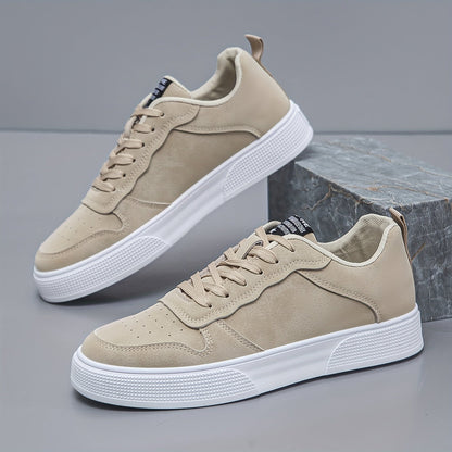 Herren Sneaker mit niedrigem Schaft – Bequem und langlebig mit weißer PVC-Sohle