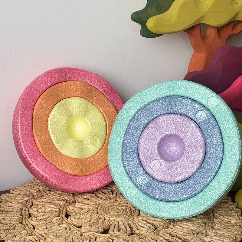 Set von 6 Buntigen Balanceboards – Ideal für Kraft, Koordination und Training