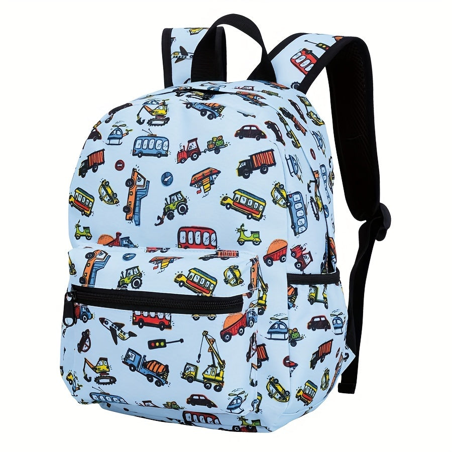 Fröhlicher Auto-Rucksack für Kinder – Für abenteuerliche Schultage