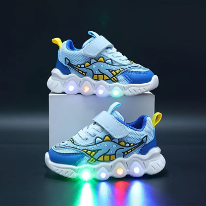 DinoLicht Abenteuer LED-Sneaker - Leuchtende Abenteuer für Kinder