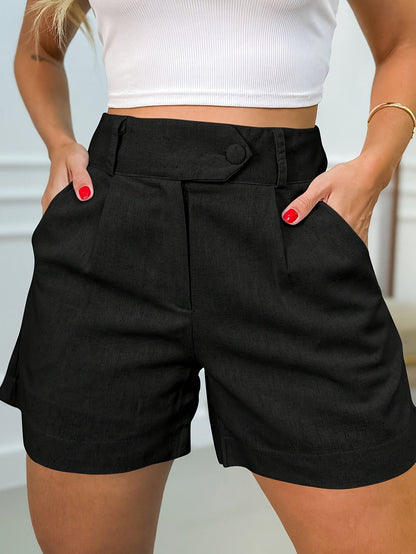 Elegante High Waist Shorts – Komfort und Stil in Einem