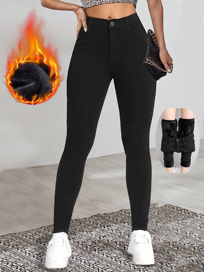 Lotte Warme Skinny Jeans – Bequem und Stylisch für die Kalten Tage