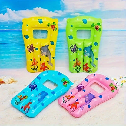 Aufblasbares Schwimmbrett – Einheitsgröße mit lustigem Meereslebewesen-Design