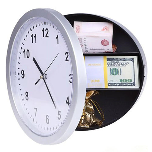 Wanduhr mit geheimem Stauraum – Praktisch und diskret