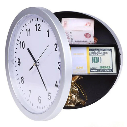 Wanduhr mit geheimem Stauraum – Praktisch und diskret