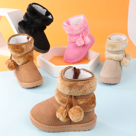 Niedliche Plüschstiefel für Mädchen – Für Wärme und Komfort