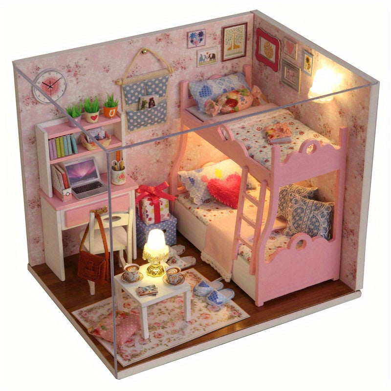 Verzaubertes Mädchenzimmer Puppenhaus – Niedliches und Detailliertes DIY Modell