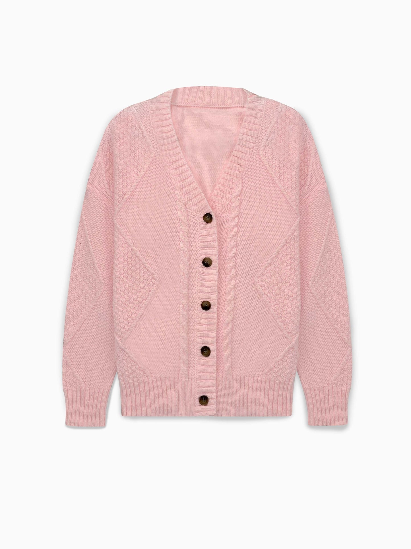 Mia Kabelstrick Cardigan - Bequem und Stylisch für Damen