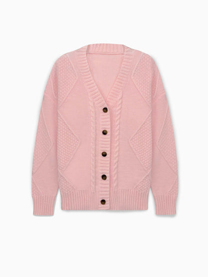 Mia Kabelstrick Cardigan - Bequem und Stylisch für Damen