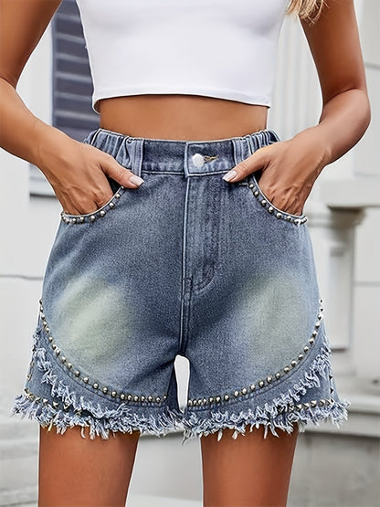 Punkrock Denim Shorts – Schlank und Trendy