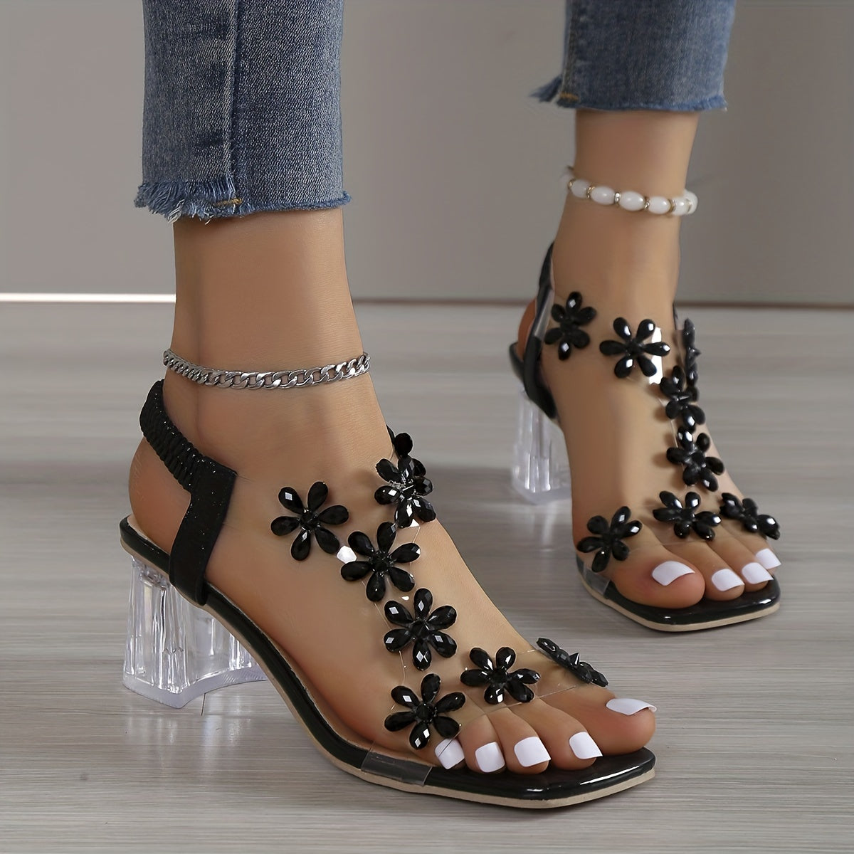Blumenfest Sandalen für Damen - Luftig und Schick für Sonnige Tage