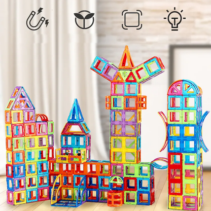 Magnetische Bausteine für Kinder - Kreatives Bau-Set