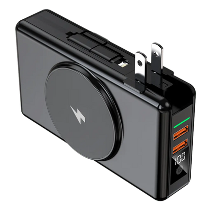 EnergieMate 5-in-1 Powerbank – Schlanker Reisebegleiter mit 15.000mAh