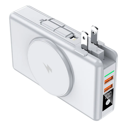 EnergieMate 5-in-1 Powerbank – Schlanker Reisebegleiter mit 15.000mAh