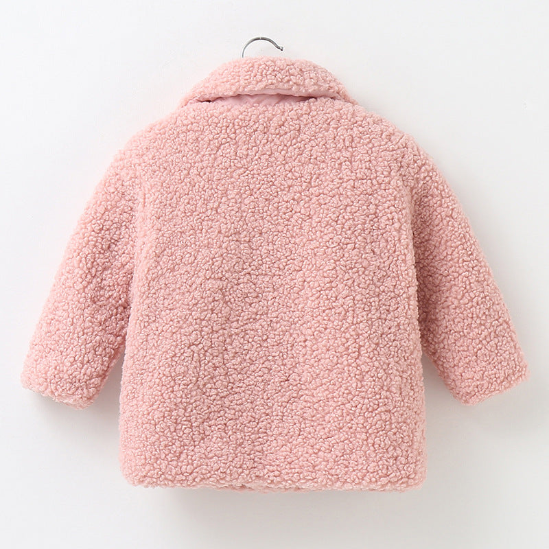 Kuschelig weiche Teddyjacke für Mädchen – Warm und stilvoll