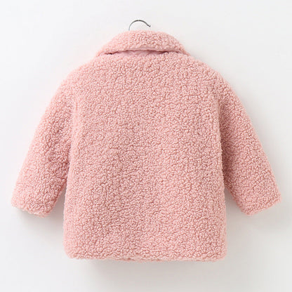 Kuschelig weiche Teddyjacke für Mädchen – Warm und stilvoll