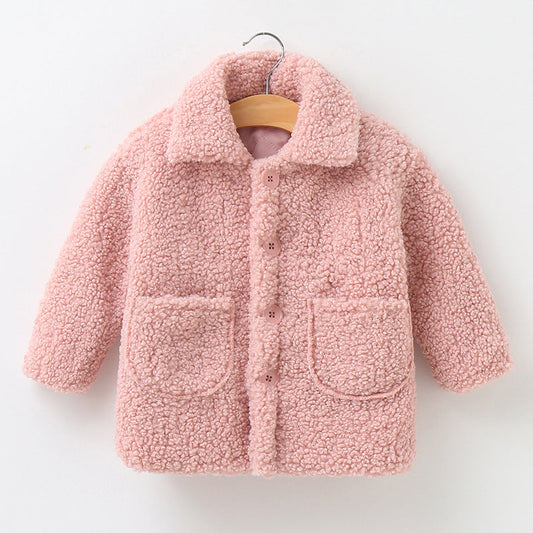 Kuschelig weiche Teddyjacke für Mädchen – Warm und stilvoll