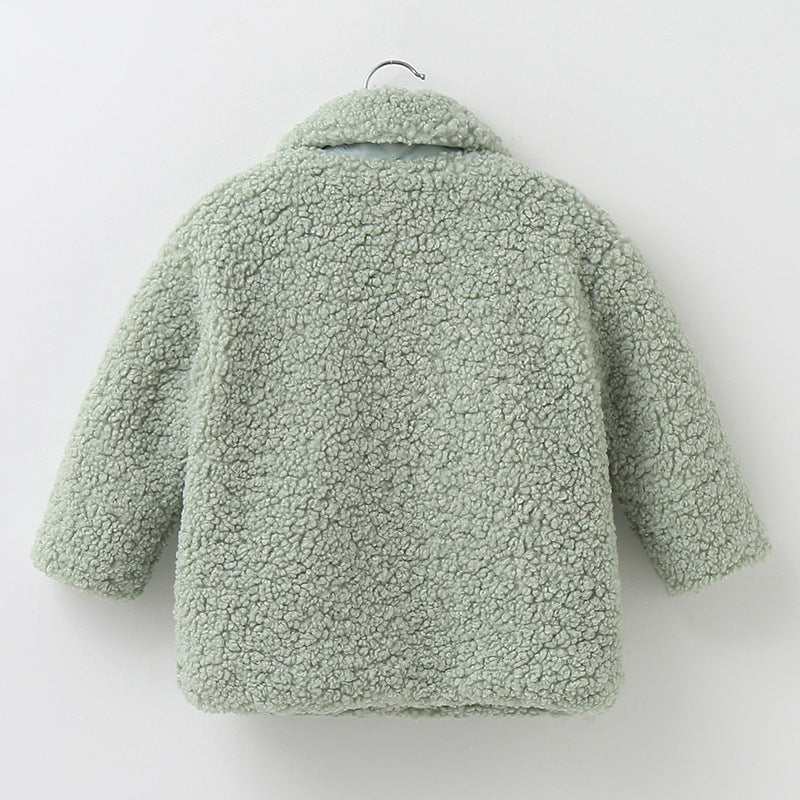 Kuschelig weiche Teddyjacke für Mädchen – Warm und stilvoll