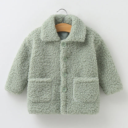 Kuschelig weiche Teddyjacke für Mädchen – Warm und stilvoll