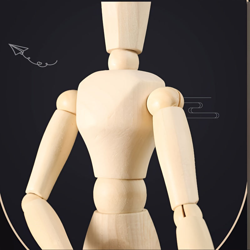 Aprikosen Holz Kunstmannequin – Flexibel und Natürlich Aussehen
