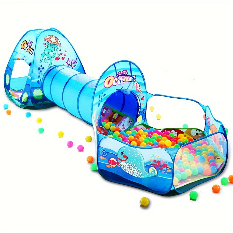 Verspieltes Kinderzelt mit Bällebad – Für tolle Abenteuer