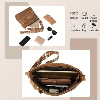Chic PU Schultertasche – Stilvoll und Geräumig für Jeden Anlass