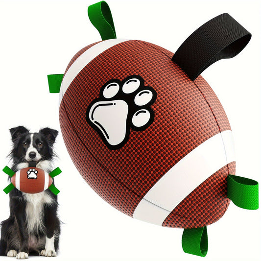 Pfoten-Perfekte Spiel-Fußball – Langlebiges Gummispielzeug für Hunde