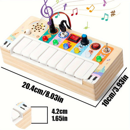 Pädagogisches Musik-Spielbrett für Kinder – Lernen und Spielen mit Klang und Licht