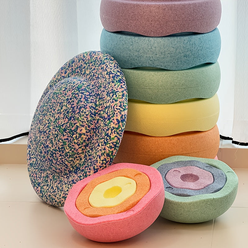 Set von 6 Buntigen Balanceboards – Ideal für Kraft, Koordination und Training