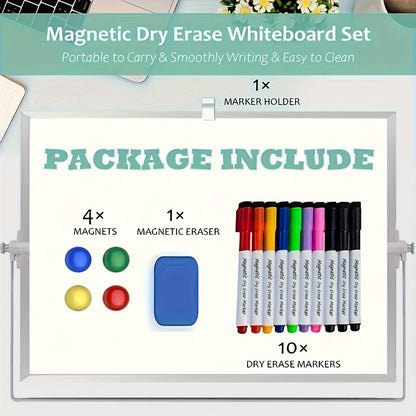 MagniBoard Magnetisches Whiteboard – Tragbar und beidseitig mit Ständer