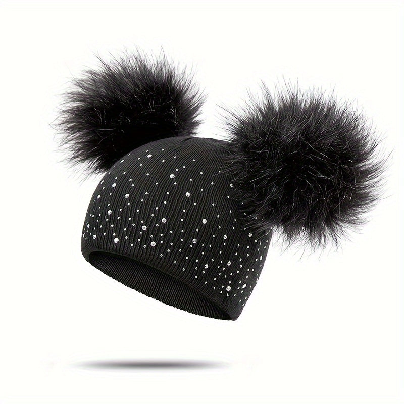 Lily Mädchen Pompon Mütze - Verspielt und Warm für die Wintermonate