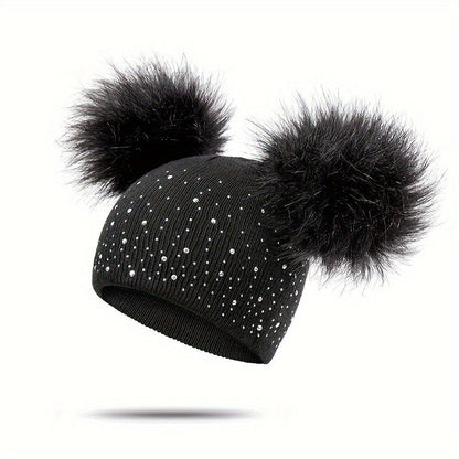 Lily Mädchen Pompon Mütze - Verspielt und Warm für die Wintermonate