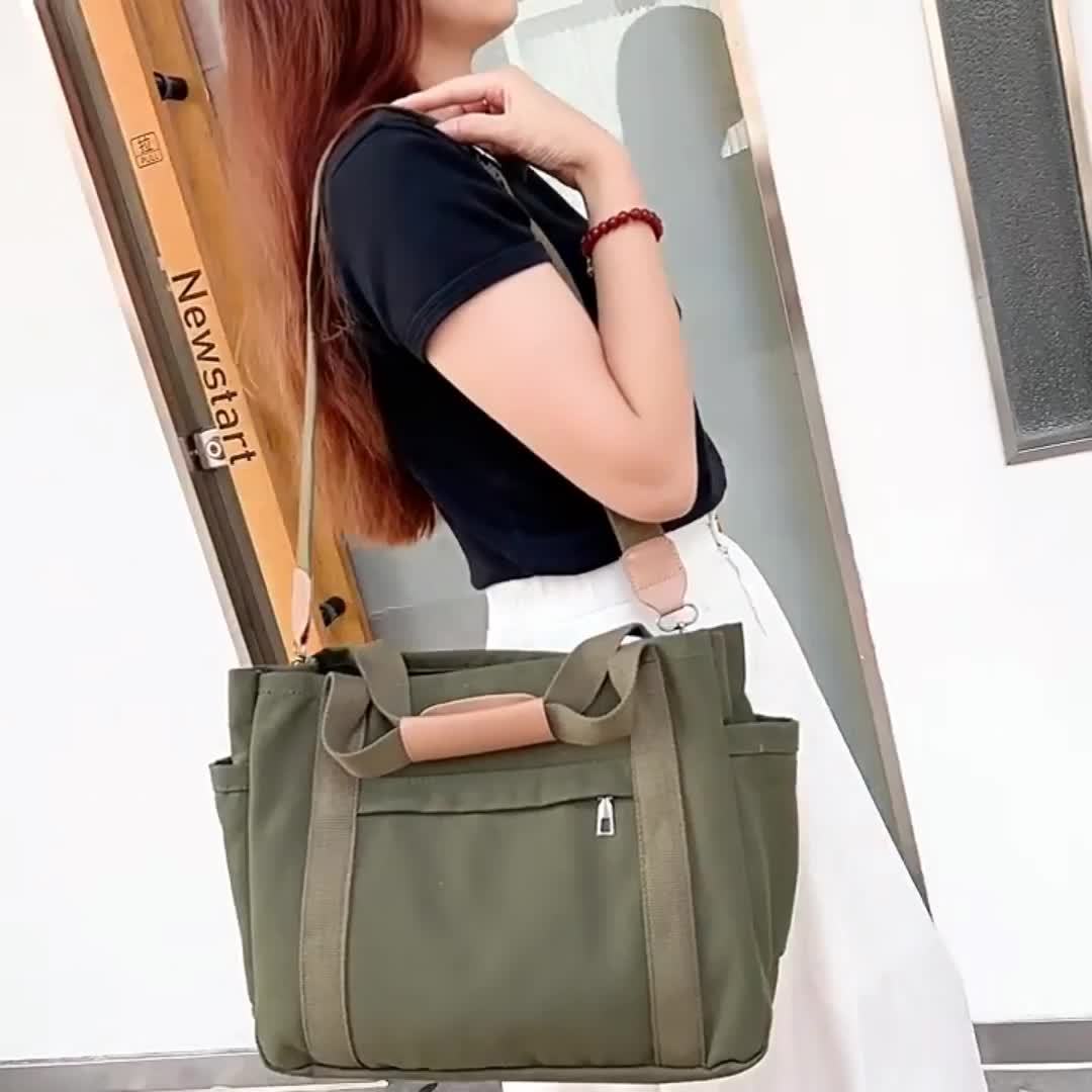 ComfortCarry Damen Tote Tasche – Leichtgewicht mit Abnehmbarem Band und Viel Stauraum