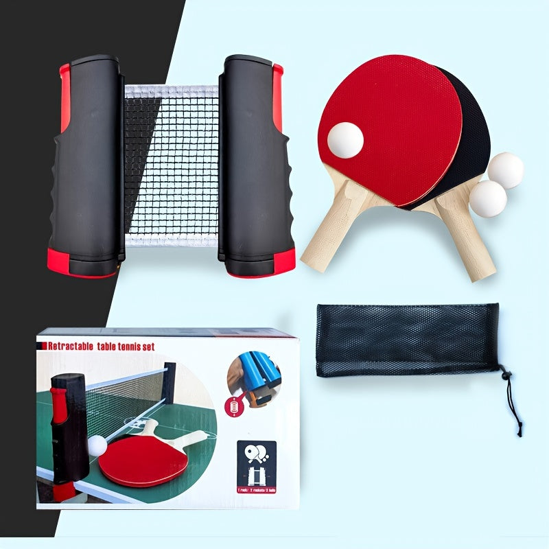 Tragbares Tischtennis-Set – Ideal für drinnen und draußen