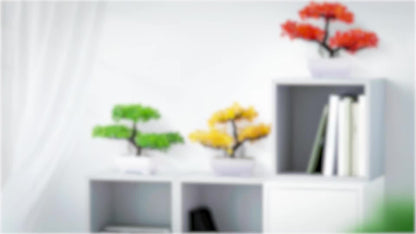 BlossomBonsai Kunstbaum – Realistischer Mini-Bonsai mit Rosa Blüten