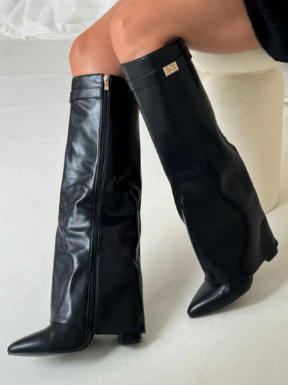 Luxe Wildleder Overknee Stiefel für Damen – Komfort und Klasse
