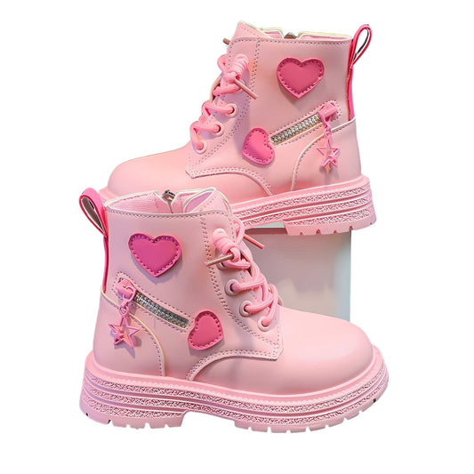 LilaCharm Stiefel – Niedliche Mädchenstiefel mit Verspielten Details
