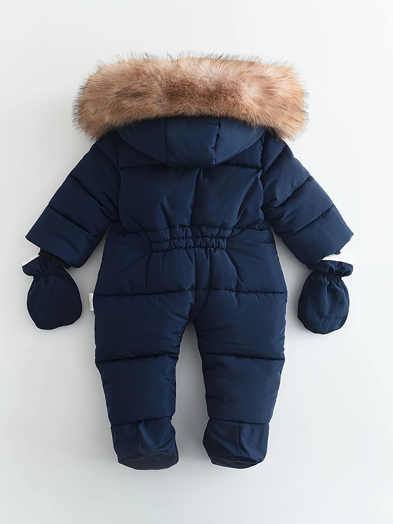 Frosty Baby Strampler – Luxus Winteroverall mit Kapuze für die kälteren Monate