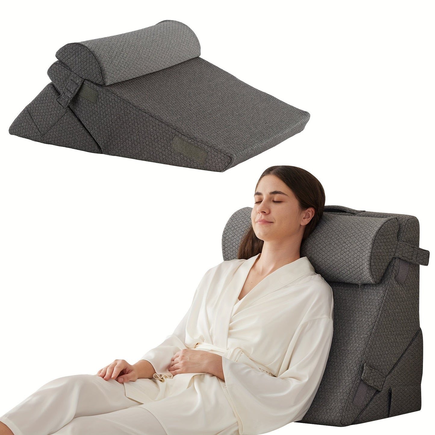 RelaxPlus Verstellbares Bett-Winkelkissen – Komfort und Unterstützung bei der Genesung