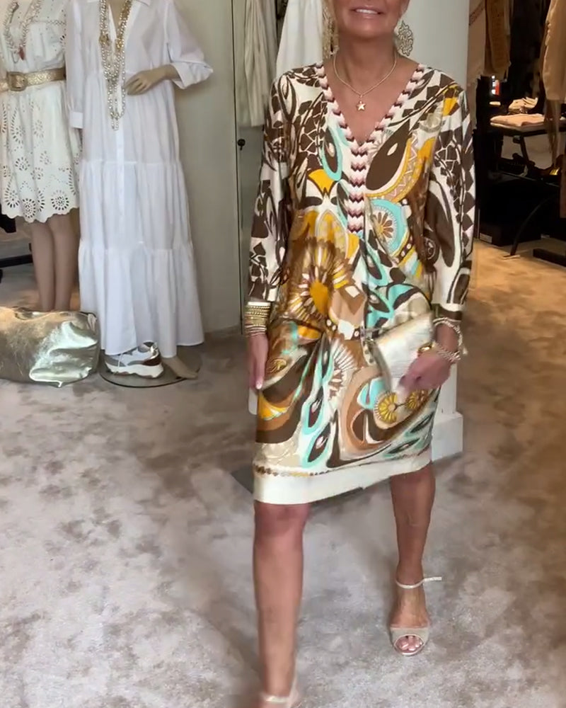 Vintage Vibe Kleid – Elegant und bequem für jede Gelegenheit