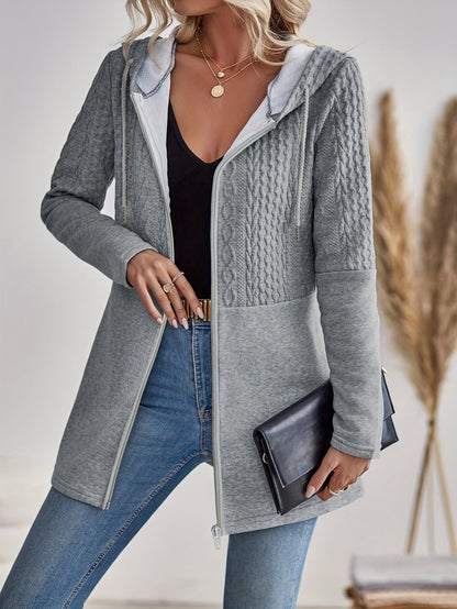 Mila Gestrickter Hoodie - Komfort und Stil für Herbst und Winter für Damen