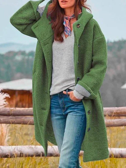 Eleganter Wollmantel für kalte Tage - Stilvoll und bequem