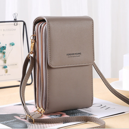 Touchscreen-Handtasche mit Geldbörse-Funktion – Kompakte Crossbody für den täglichen Gebrauch