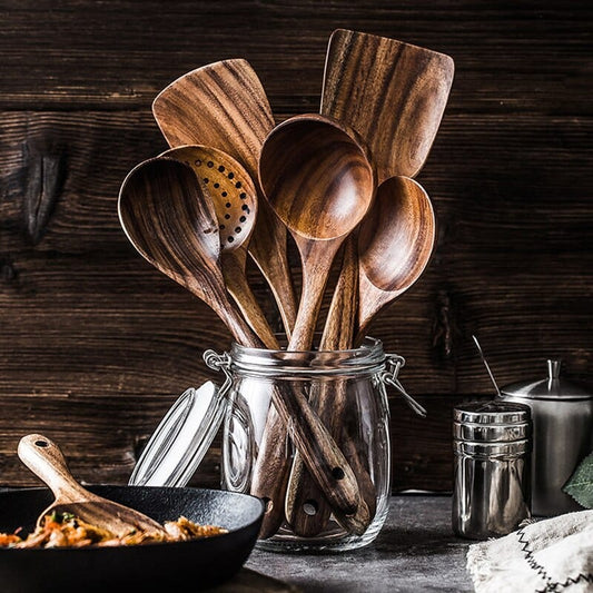 Natürliche Holz-Küchenset – Nachhaltiges und stilvolles Kochen