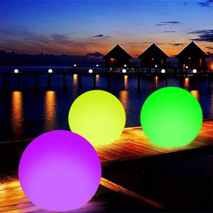 LED-Aufblasbare Leuchtbälle für Pool und Garten